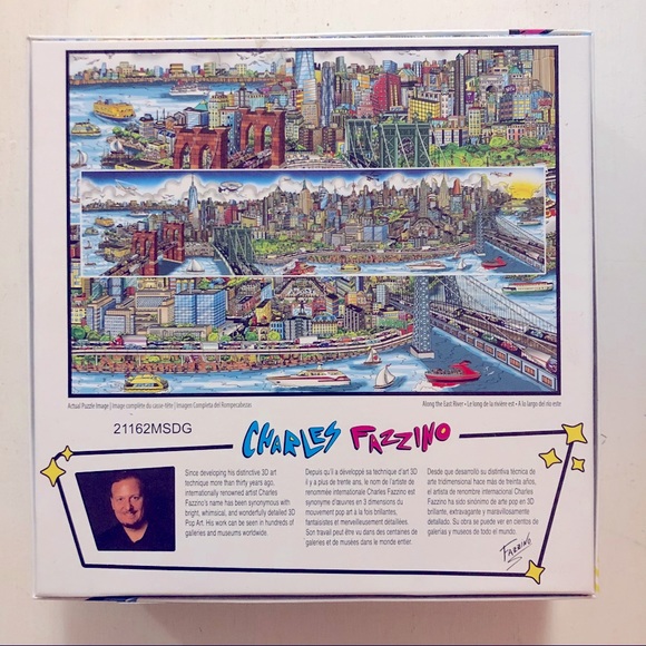 1000pc puzzle: Charles Fazzino New York Landscape - Picture 2 of 3